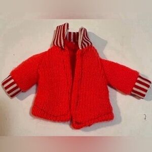 RARE! Vintage Barbie Knit Hoodie Sweater /Genuine 60s Mod doll clothes toys doll